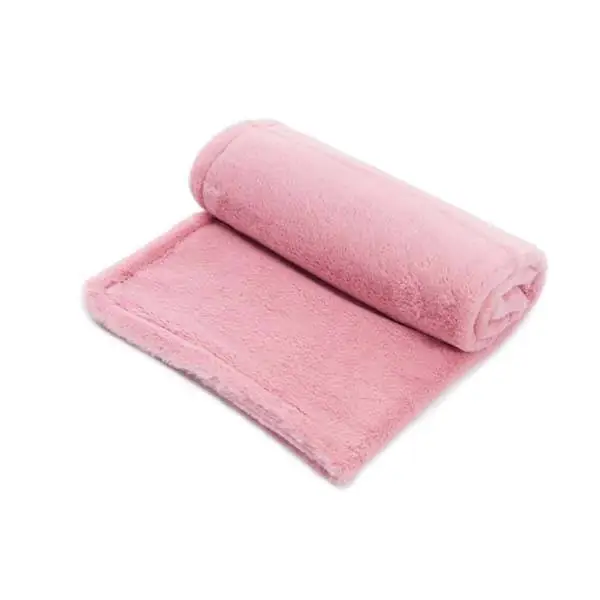 Pet Comfort Lodix  Toz Pembe Kedi ve Köpek Battaniyesi S 70x50cm - 1