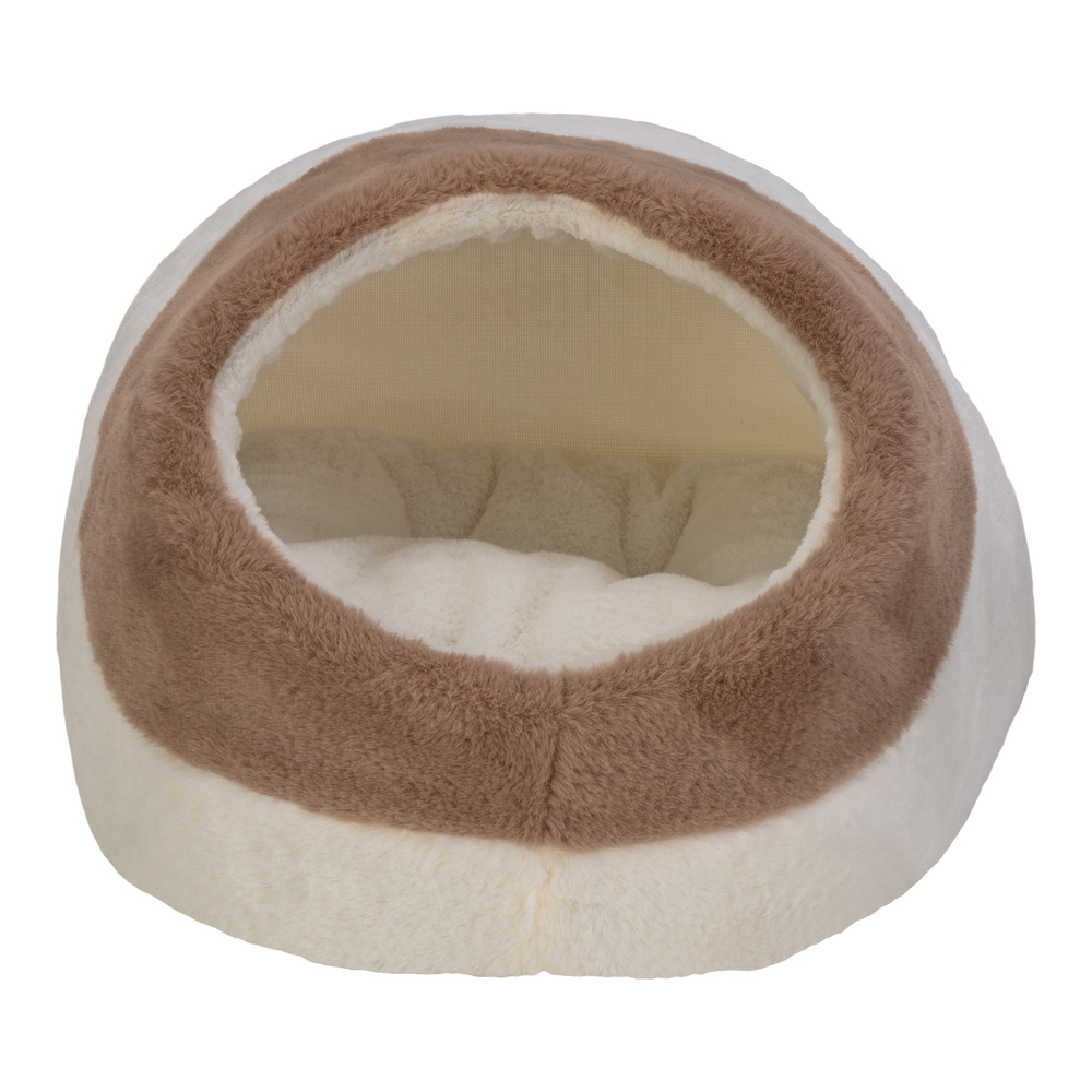 Pet Comfort Nest  Kedi Yatağı Ecru/Kahverengi 40x40cm - 1