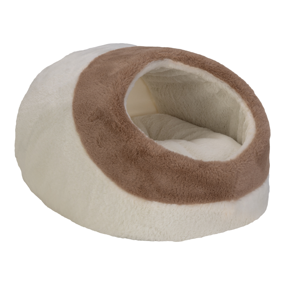 Pet Comfort Nest  Kedi Yatağı Ecru/Kahverengi 40x40cm - 2