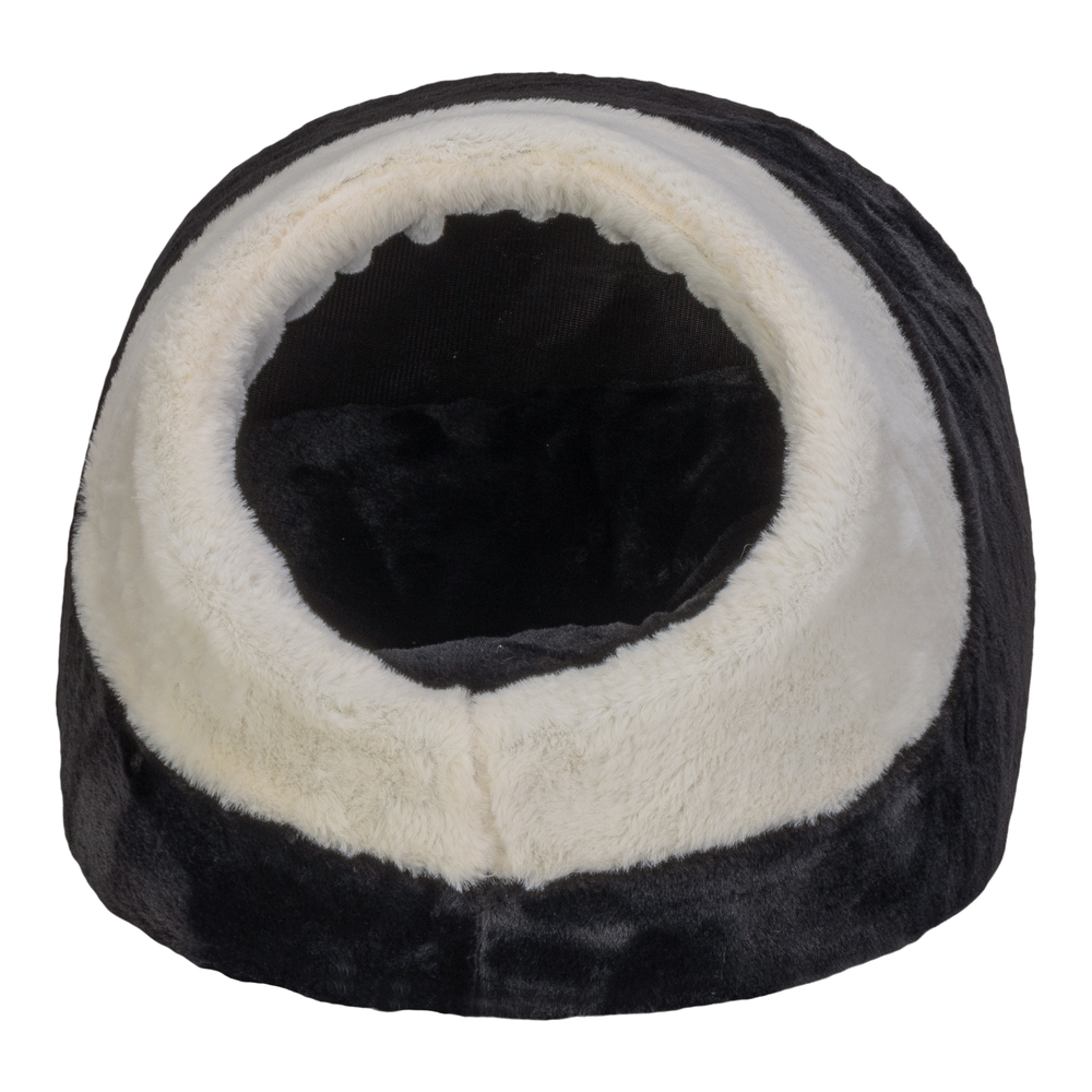 Pet Comfort Nest Kedi Yatağı Siyah/Beyaz 40x40cm - 2
