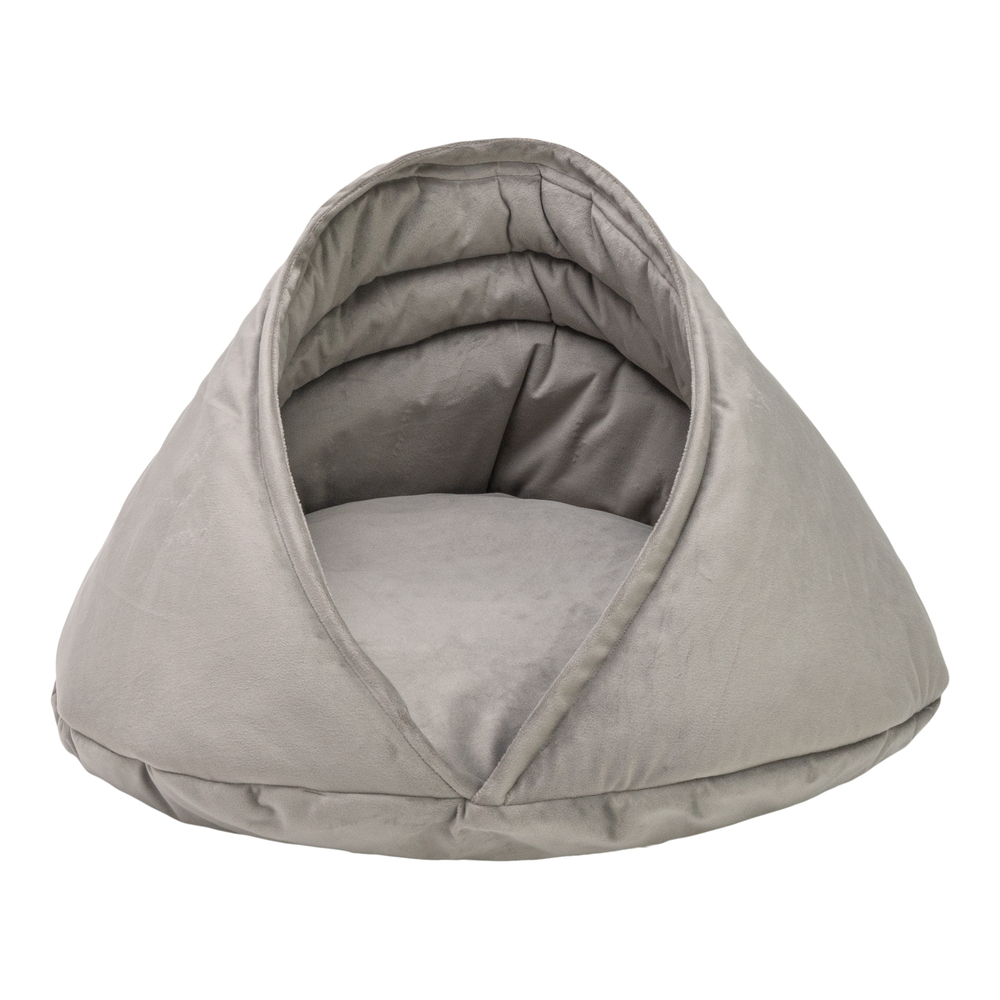 Pet Comfort Oyster Kedi/Köpek Yatağı, Gri 55x55x32cm - 1