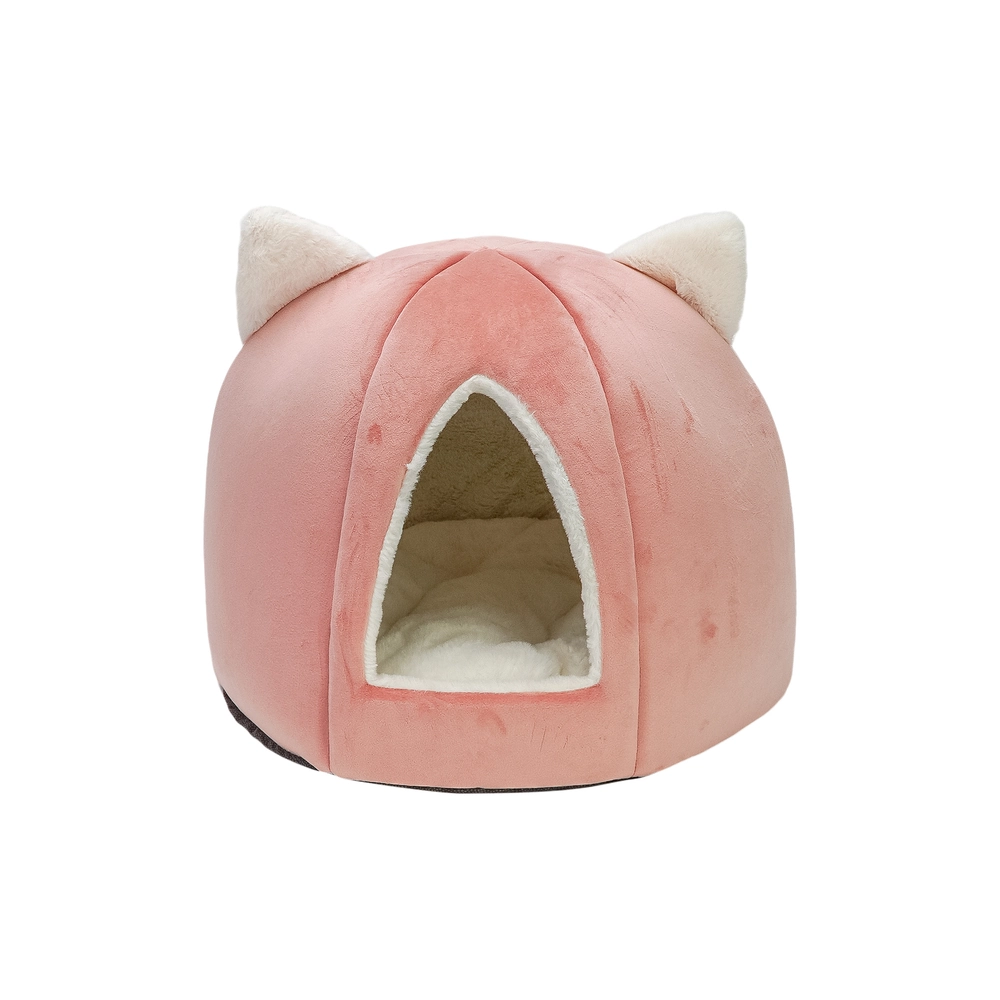 Pet Comfort Pumpkin Kedi Yatağı, Pembe 37x37x33cm - 1