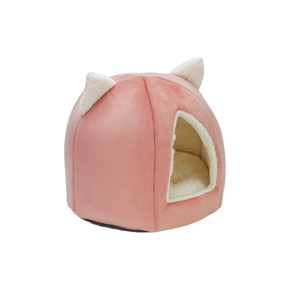Pet Comfort Pumpkin Kedi Yatağı, Pembe 37x37x33cm - 2