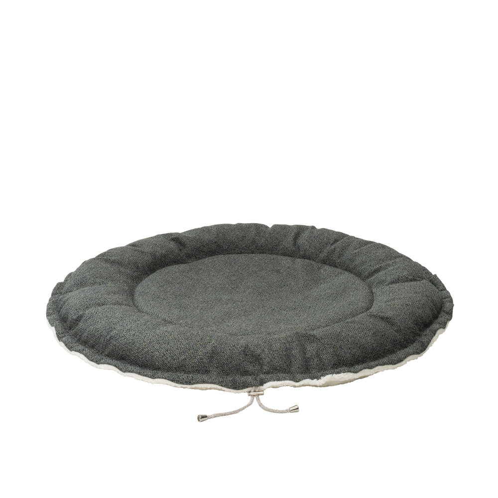Pet Comfort Sunflower Çift Taraflı Koyu Yeşil/Ekru Kedi ve Köpek Yatağı 85cm - 3