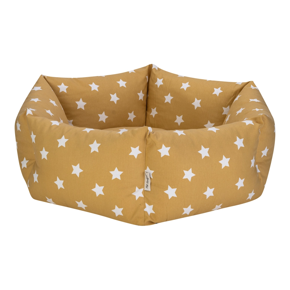 Pet Comfort Tokyo  Sarı Star Köpek Yatağı M 70cm - 2