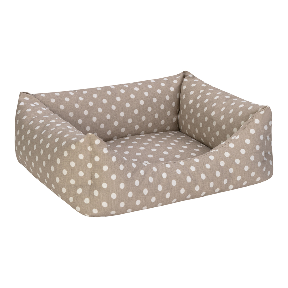 Pet Comfort Uniform Bej Puantiyeli Kedi ve Köpek Yatağı XS 50x40cm - 2