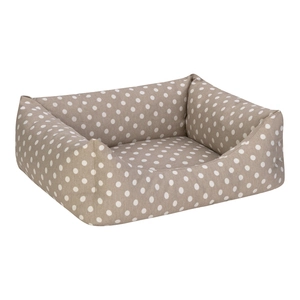 Pet Comfort Uniform Bej Puantiyeli Kedi ve Köpek Yatağı XS 50x40cm - 2