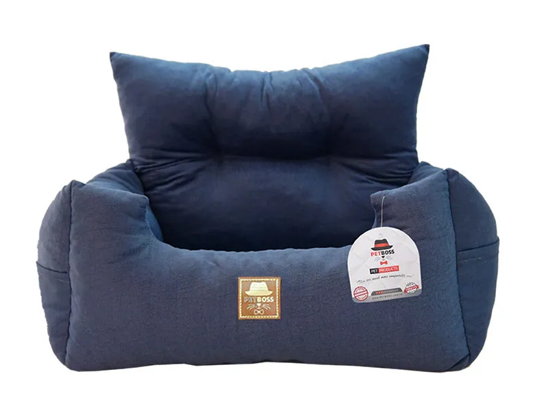 Petboss Berjer Kedi Köpek Yatağı Lacivert - 1