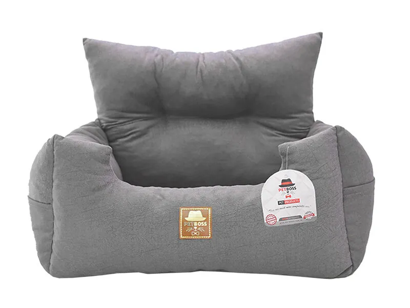 Petboss Berjer Kedi Köpek Yatağı Gri - 1