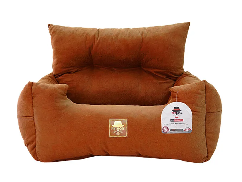 Petboss Berjer Kedi Köpek Yatağı Turuncu - 1
