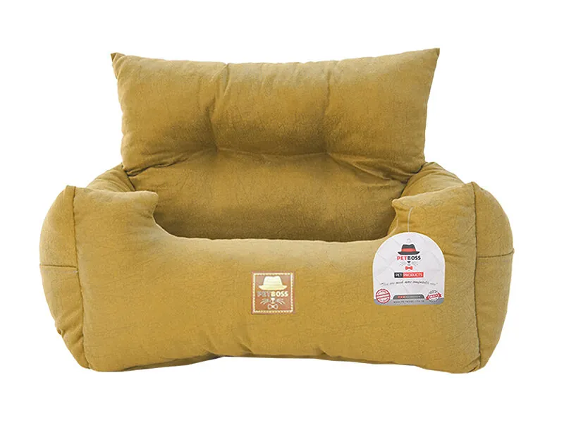 Petboss Berjer Kedi Köpek Yatağı Sarı - 1