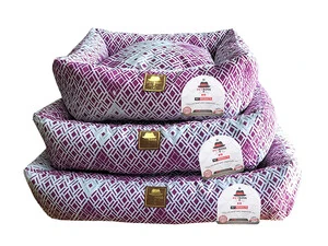 Petboss Pembe Beyaz Desenli Kedi Köpek Yatağı Small - 2