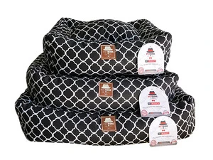 Petboss Siyah Beyaz Desenli Kedi Köpek Yatağı  Small - 2