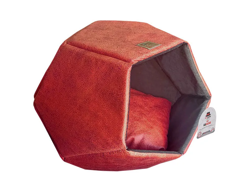 Petboss Diamond Kedi Köpek Yatağı Kırmızı - 1