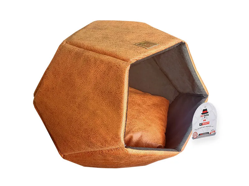 Petboss Diamond Kedi Köpek Yatağı Turuncu - 1