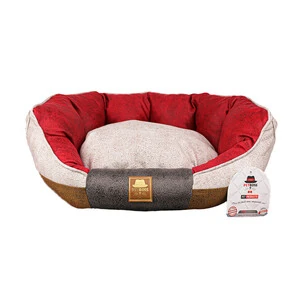 Petboss İstridye Kedi Köpek Yatağı Kırmızı Gri Kahve Small