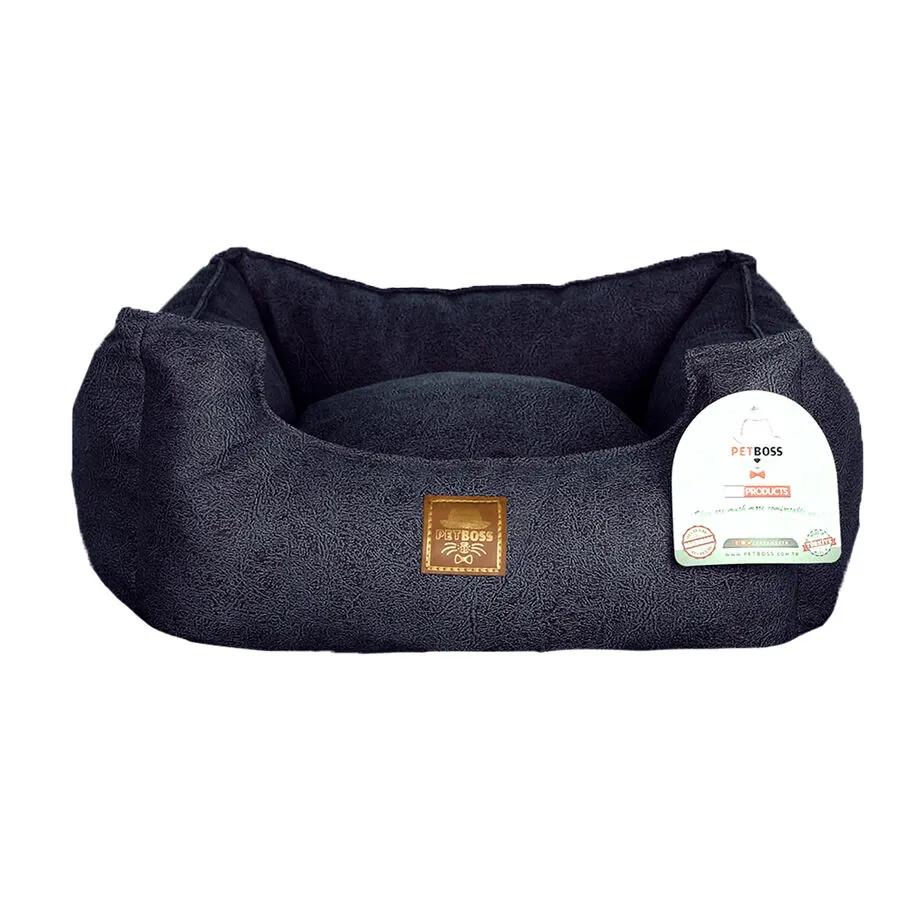 Petboss Kare Kedi Köpek Yatağı Lacivert Small - 1