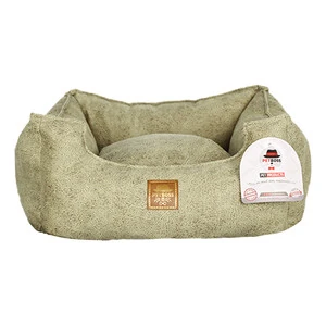 Petboss Kare Kedi Köpek Yatağı Krem Small