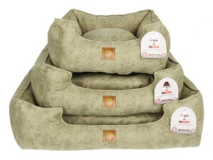 Petboss Kare Kedi Köpek Yatağı Krem Medium - 2