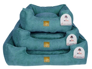 Petboss Kare Kedi Köpek Yatağı Turkuaz Medium - 2