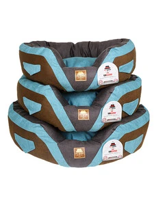 Petboss Maestro Kedi Köpek Yatağı Kahve Mavi Gri  Medium - 2