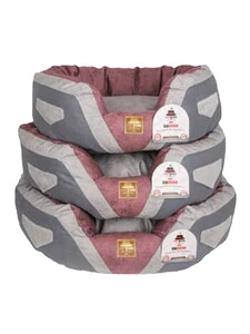 Petboss Maestro Kedi Köpek Yatağı  Pembe Gri Small - 2