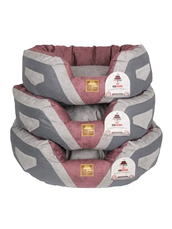 Petboss Maestro Kedi Köpek Yatağı  Pembe Gri Small - 2