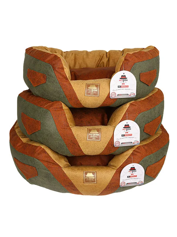 Petboss Maestro Kedi Köpek Yatağı Yeşil Kahve Small - 2