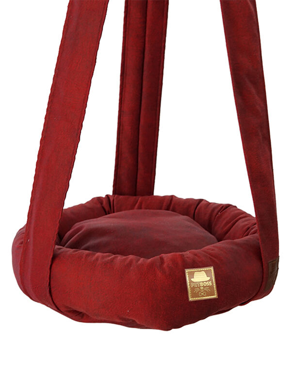 Petboss Salıncak Kedi Yatağı 100x50 Kırmızı - 1