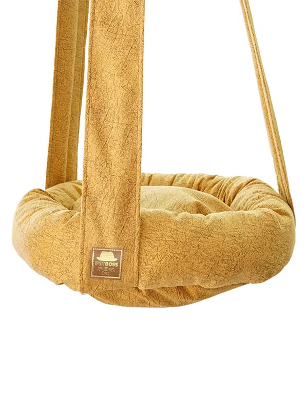 Petboss Salıncak Kedi Yatağı Hardal - 1