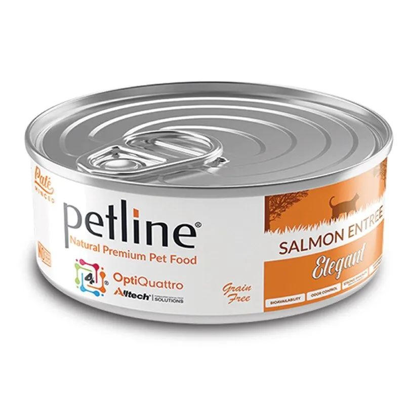 Petline Natural Adult Elegant Somon Balıklı Pate Yetişkin Kedi Konservesi 80 Gr - 1