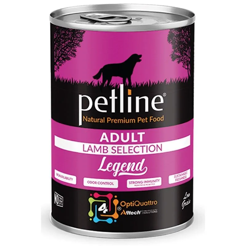 Petline Natural Adult Kuzu ve Pirinçli Pate Yetişkin Köpek Konservesi 400 Gr - 1