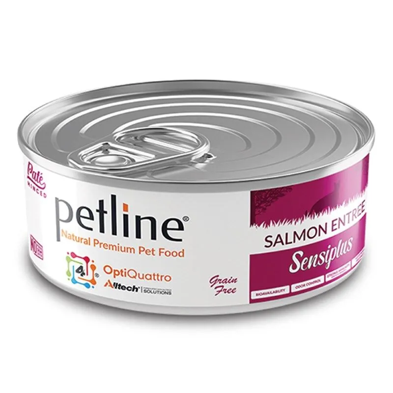 Petline Natural Adult Sterilised Somon Balıklı Pate Kısırlaştırılmış Yetişkin Kedi Konservesi 80 Gr - 1