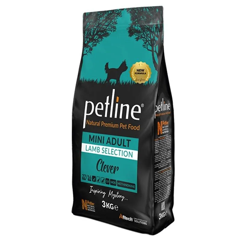 Petline Natural Clever Mini Adult Kuzu Etli Küçük Irk Yetişkin Köpek Maması 3 Kg - 1