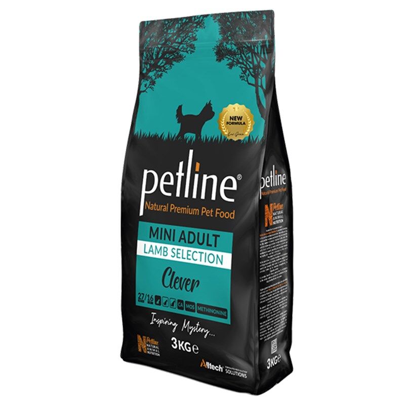 Petline Natural Clever Mini Adult Kuzu Etli Küçük Irk Yetişkin Köpek Maması 3 Kg - 1