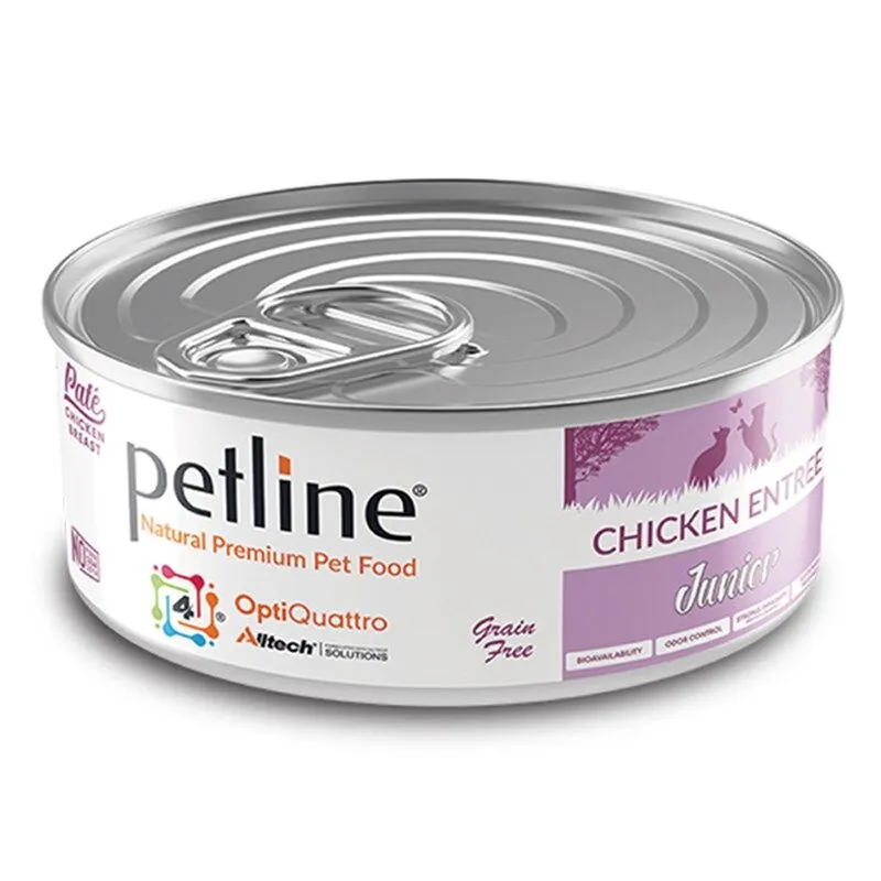 Petline Natural Kitten Tavuklu Pate Yavru Kedi Konserve 80 Gr - 1