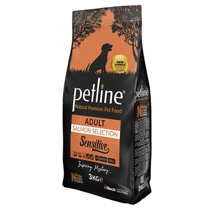 Petline Natural Sensitive Adult Somonlu Yetişkin Köpek Maması 3 Kg - 1