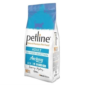 Petline Natural Yetişkin Kedi Maması Hamsili 12 Kg