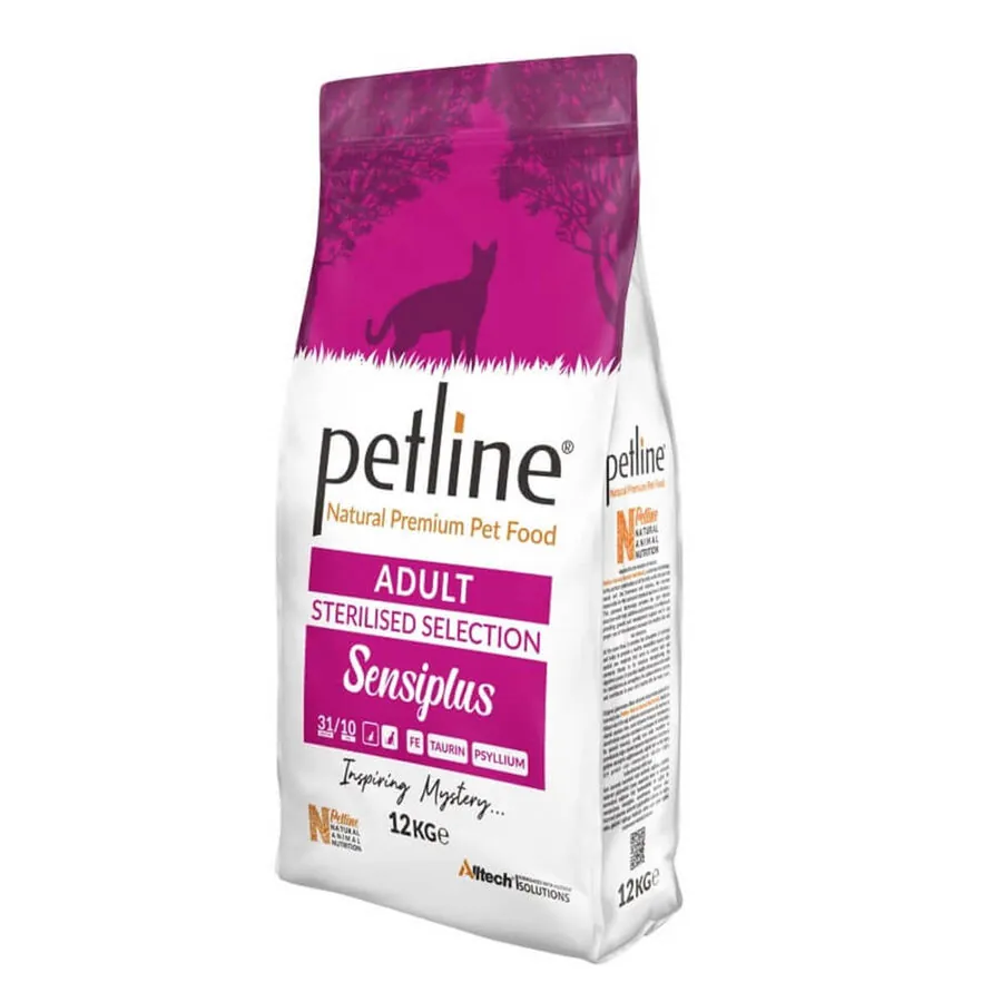 Petline Natural Yetişkin Kedi Maması Kısırlaştırılmış Somonlu 12 Kg - 1