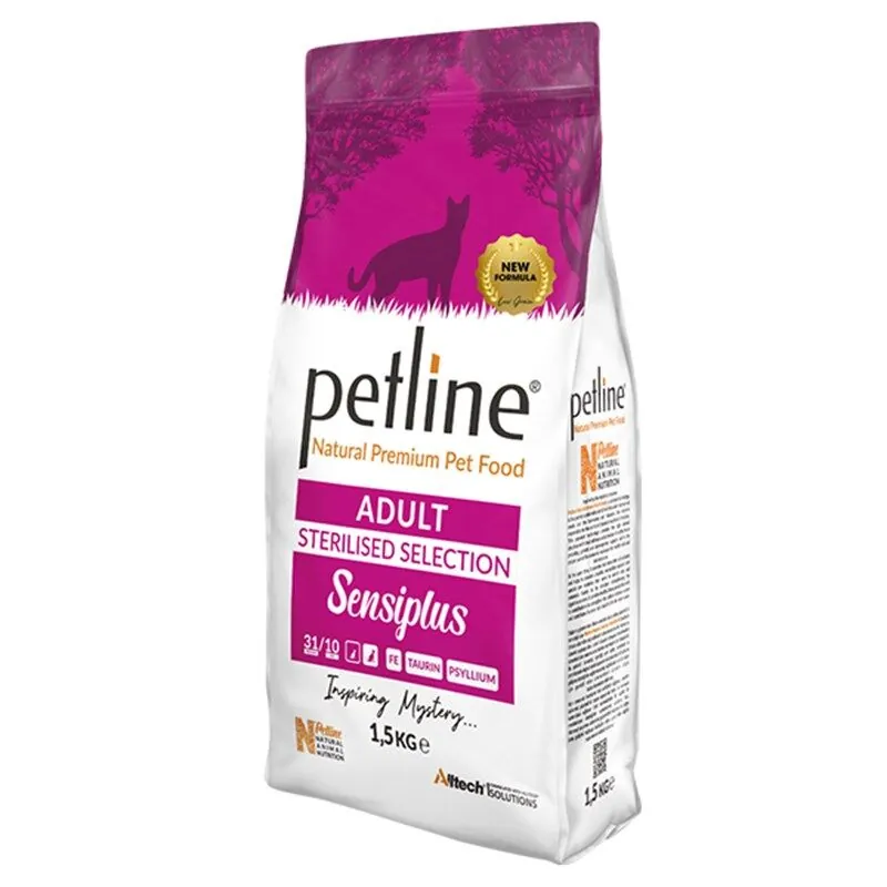 Petline Natural Yetişkin Kedi Maması Kısırlaştırılmış Somonlu 1.5 kg - 1