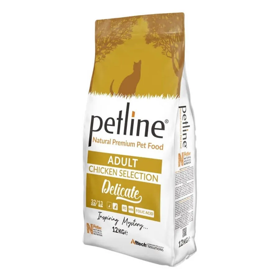 Petline Natural Yetişkin Kedi Maması Tavuklu 12 Kg - 1