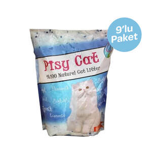 PisyCat Silika Süper Emici Kedi Kumu 3,6 Lt x 9 Adet