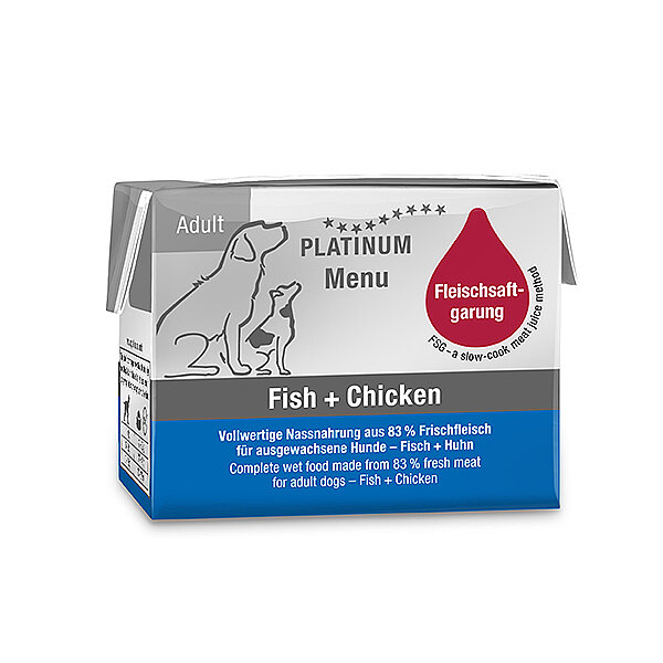 Platinum Balıklı ve Tavuklu Yaş Köpek Maması 90gr - 1