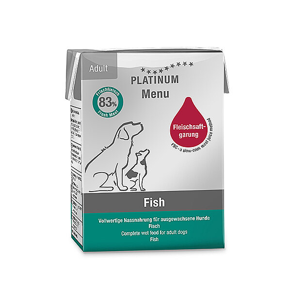 Platinum Balıklı Yetişkin Yaş Köpek Maması 185 g - 1