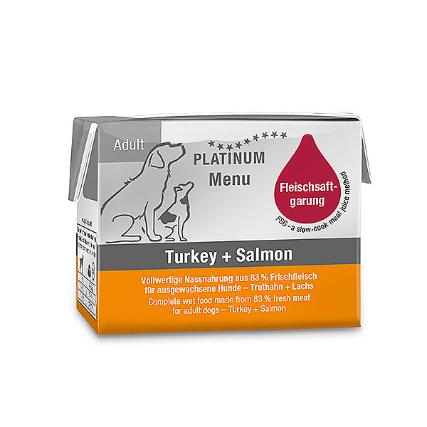 Platinum Hindili ve Somonlu Yaş Köpek Maması 90gr - 1
