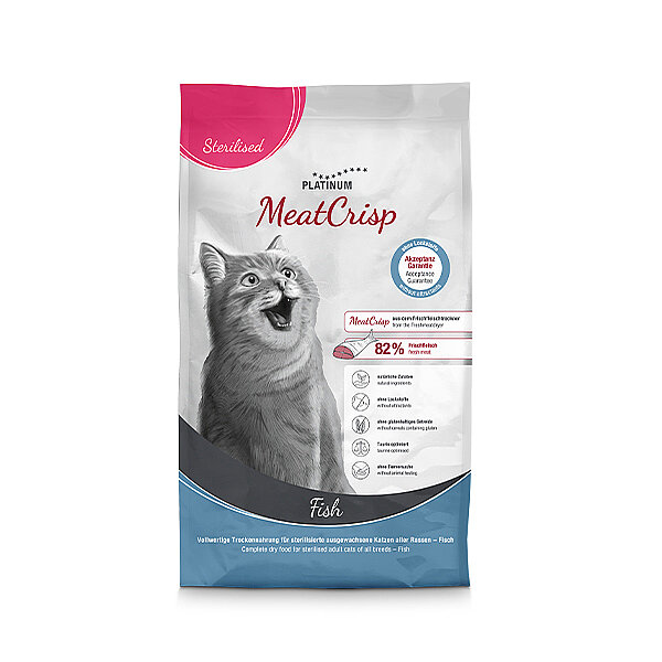 Platinum MeatCrisp Balıklı Kısır Kedi Maması 1,5kg