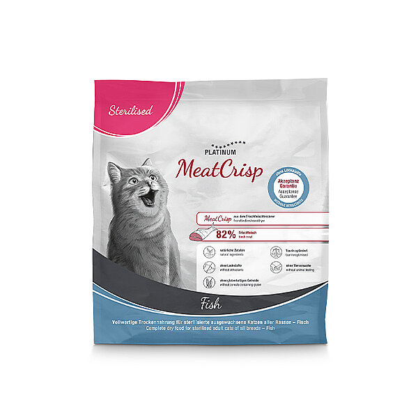Platinum MeatCrisp Balıklı Kısır Kedi Maması 400gr