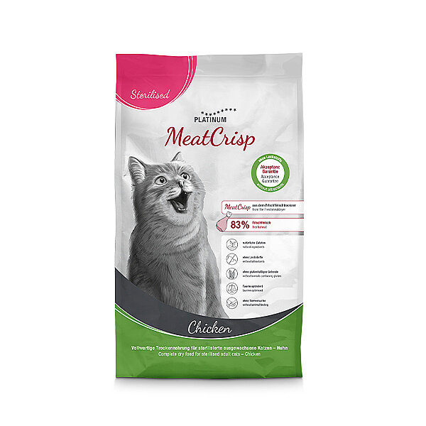 Platinum MeatCrisp Tavuklu Kısır Kedi Maması 1,5kg
