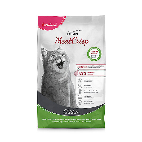 Platinum MeatCrisp Tavuklu Kısır Kedi Maması 3kg