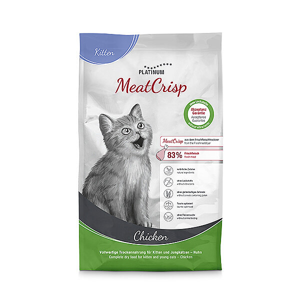 Platinum MeatCrisp Tavuklu Yavru Kedi Maması 3kg